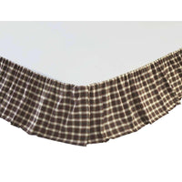 Thumbnail for Rory Bed Skirts Chocolate, Creme, Almond VHC Brands - The Fox Decor
