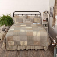 Thumbnail for Sawyer Mill Charcoal Queen Quilt 90Wx90L VHC Brands - The Fox Decor
