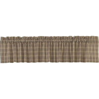 Thumbnail for Sawyer Mill Charcoal Plaid Valance Curtain VHC Brands - The Fox Decor