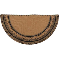 Thumbnail for Trophy Mount Jute Braided Rug Half Circle 16.5