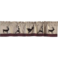 Thumbnail for Wyatt Deer Valance Curtain 16x72 - The Fox Decor