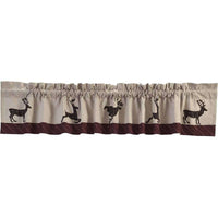 Thumbnail for Wyatt Deer Valance Curtain 16x90 - The Fox Decor