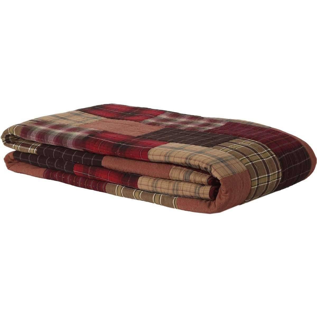 Wyatt California King Quilt 130Wx115L VHC Brands folded