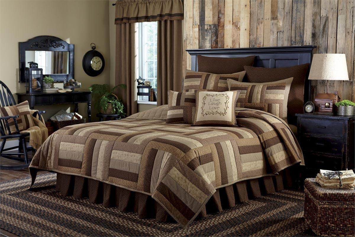 Shades Of Brown King Sham Set of 4 - Park Designs