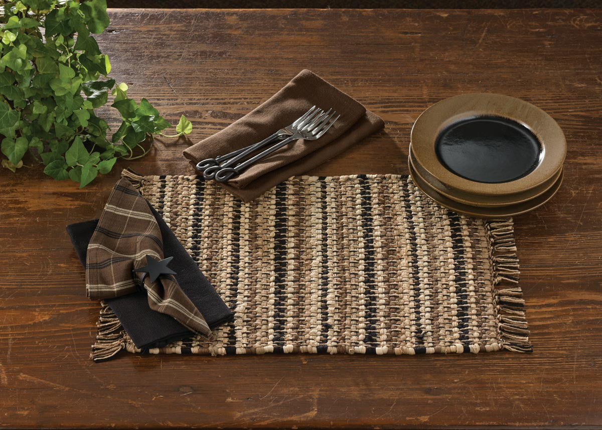 Tanner Placemats - Chindi Set Of 6 Park Designs