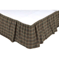Thumbnail for Seneca Bed Skirts Chocolate, Evergreen, Khaki VHC Brands - The Fox Decor