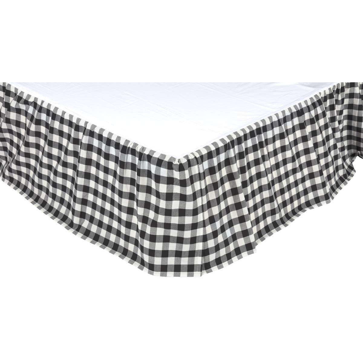 Annie Buffalo Black Check Bed Skirts VHC Brands - The Fox Decor