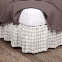 Thumbnail for Annie Buffalo Grey Check Bed Skirts VHC Brands - The Fox Decor