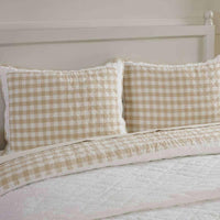 Annie Buffalo Tan Check Standard Sham 21x27 VHC Brands - The Fox Decor