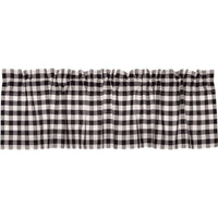 Thumbnail for Annie Buffalo Check Valance Curtain Black, Grey, Red, Tan - The Fox Decor