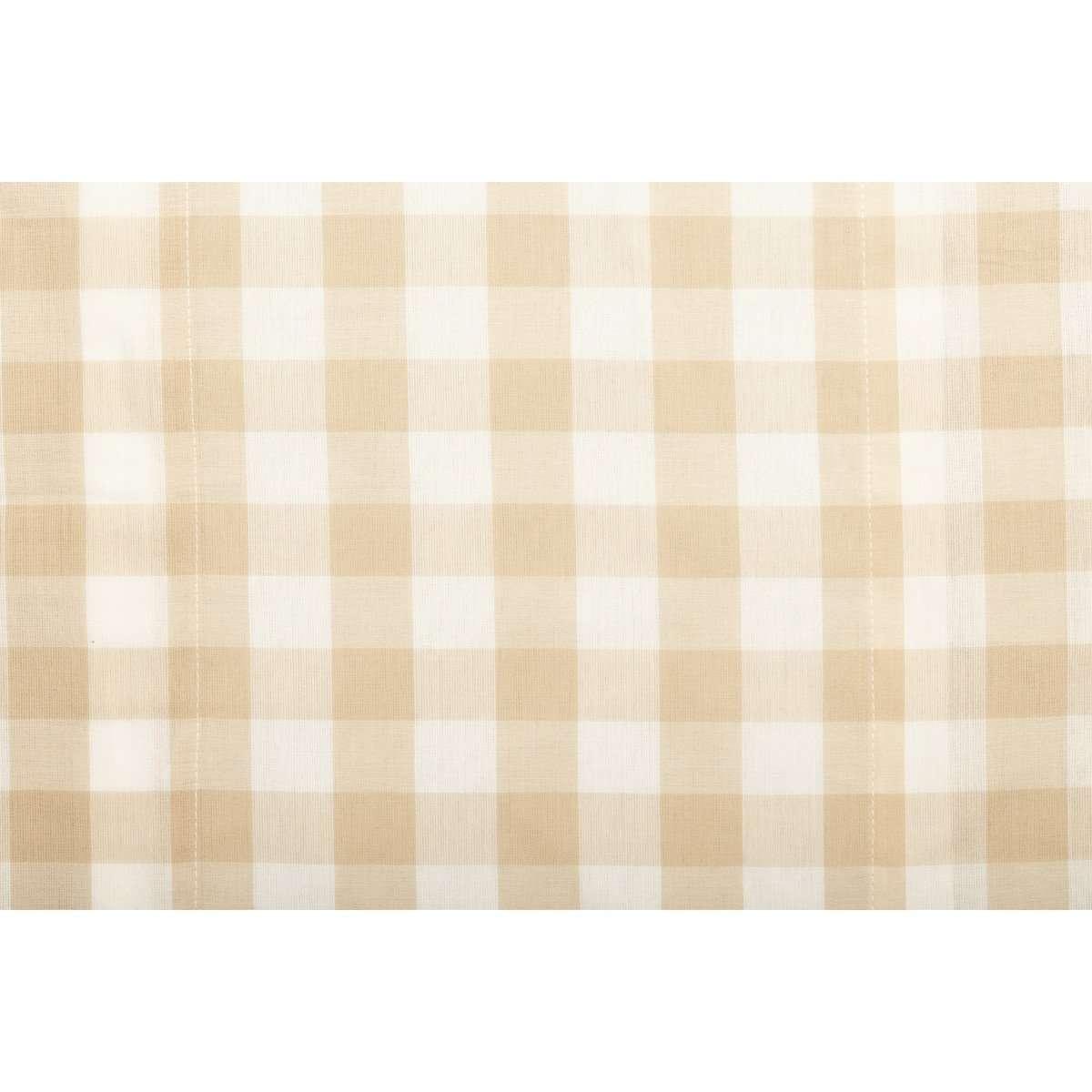 Annie Buffalo Check Valance Curtain Black, Grey, Red, Tan - The Fox Decor