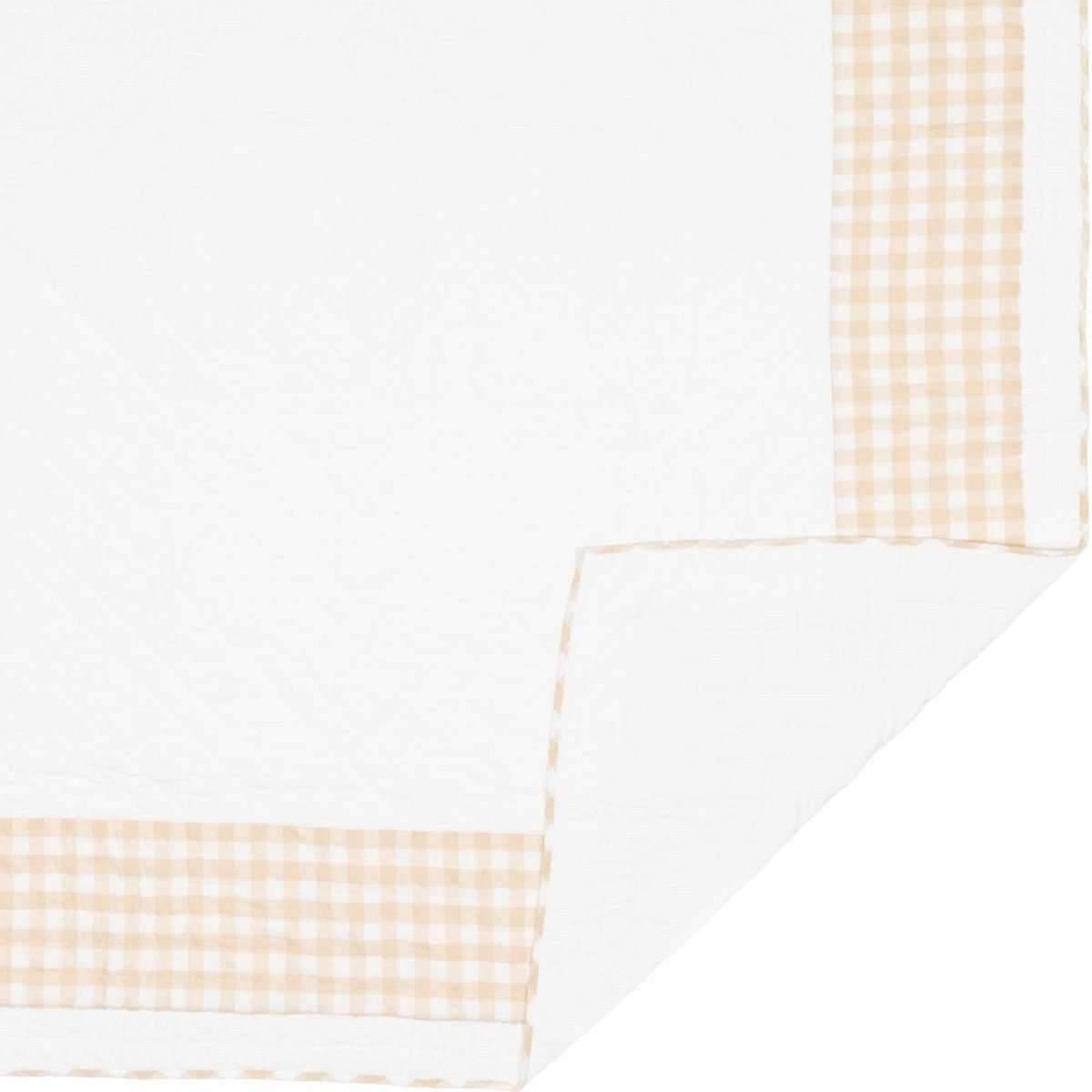 Annie Buffalo Tan Check King Quilt 105Wx95L VHC Brands full