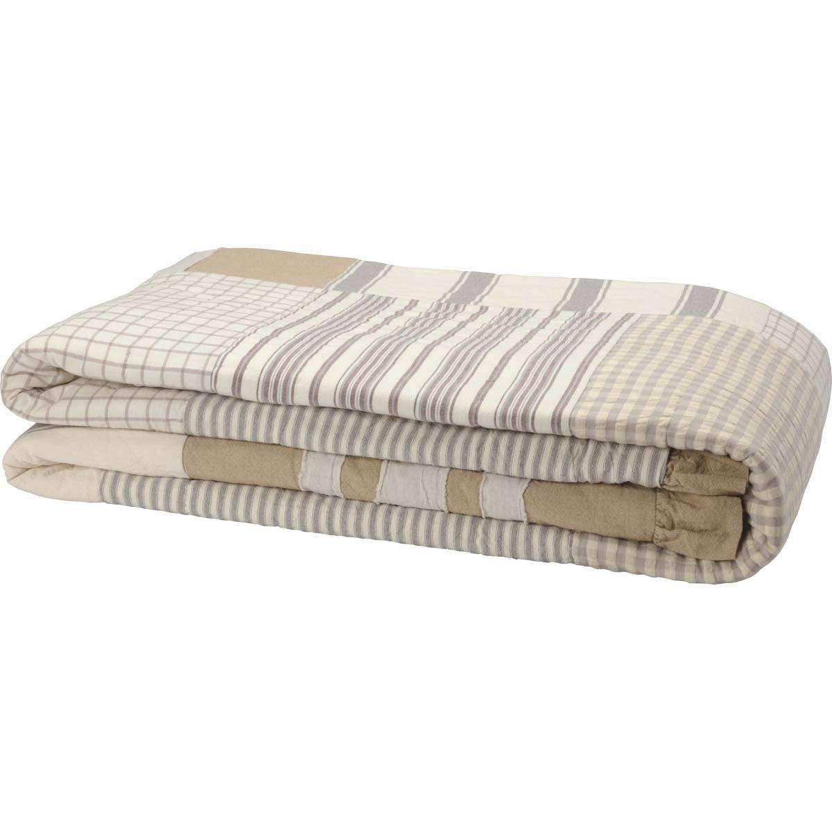 Grace King Quilt 105Wx95L VHC Brands folded