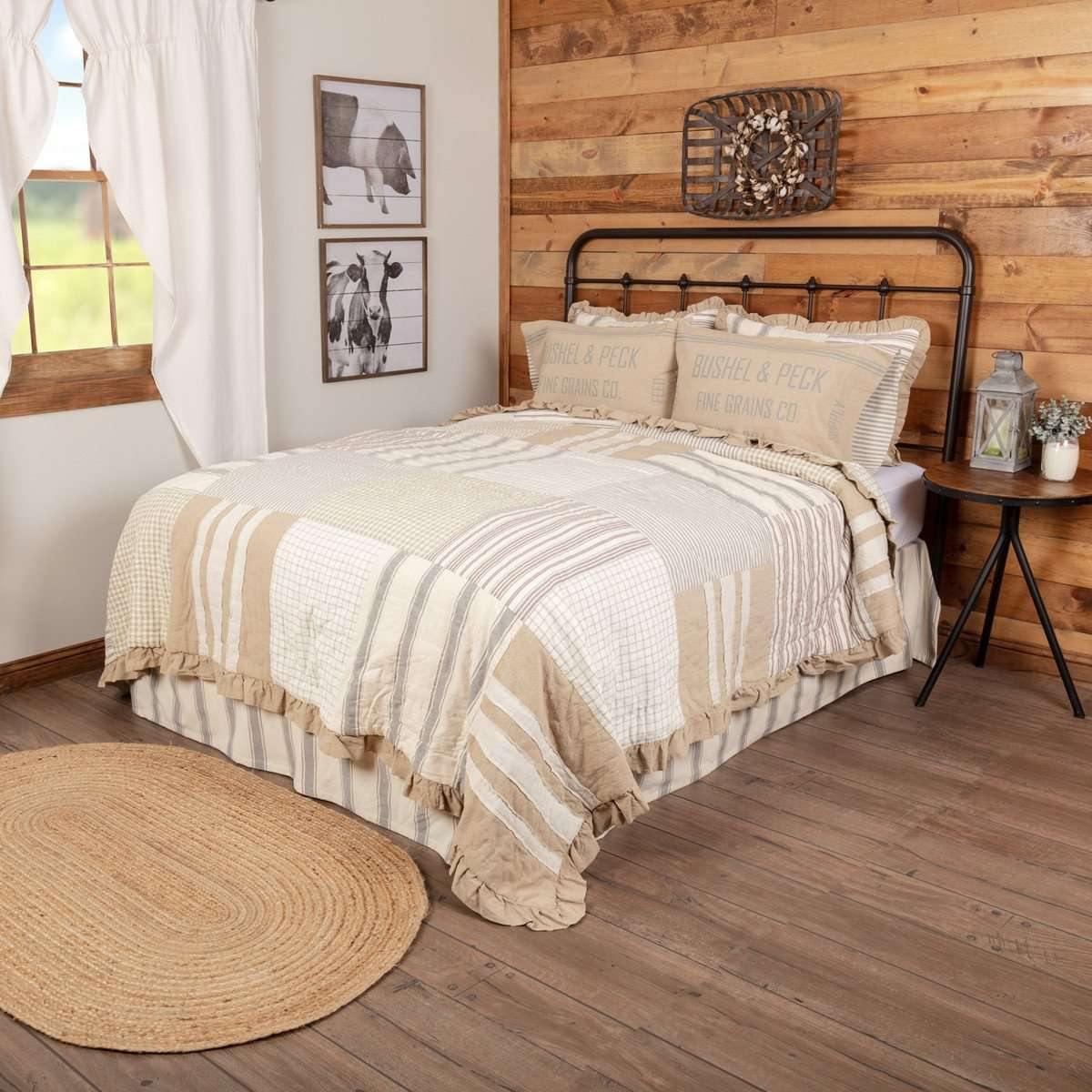 Grace Queen Quilt 90Wx90L VHC Brands - The Fox Decor