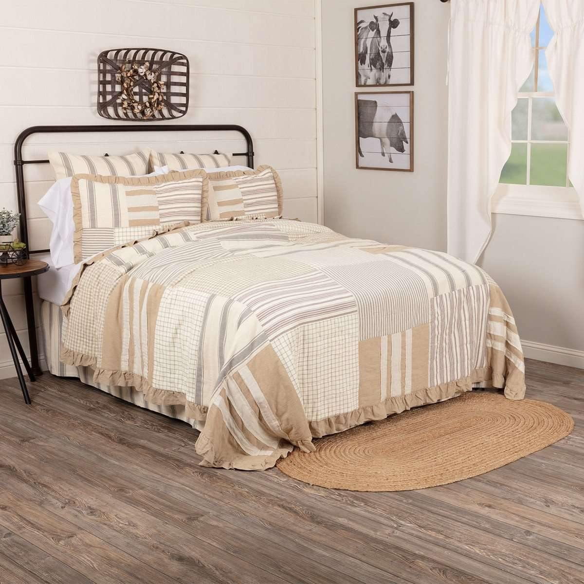 Grace Twin Quilt 68Wx86L VHC Brands - The Fox Decor