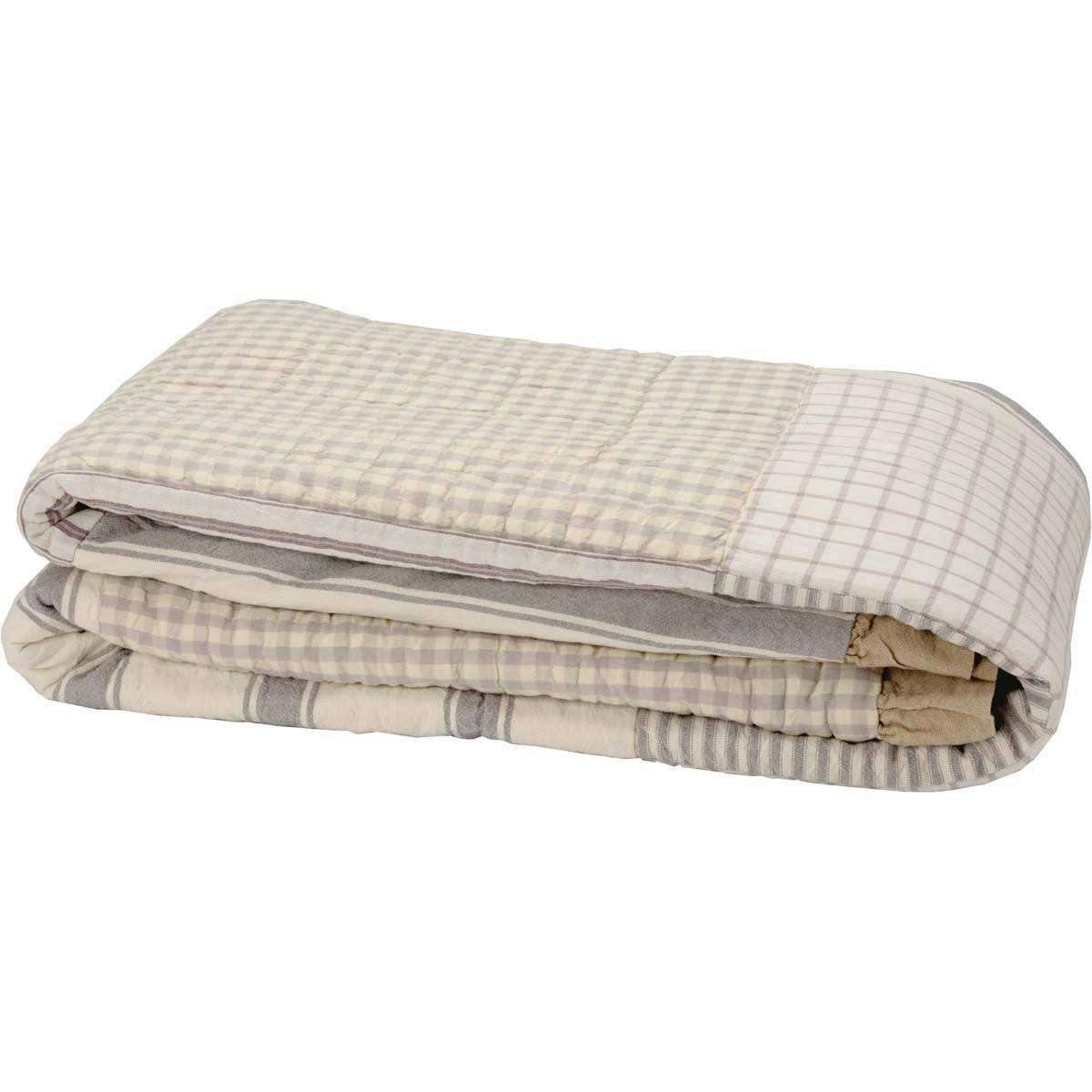 Grace Twin Quilt 68Wx86L VHC Brands folded