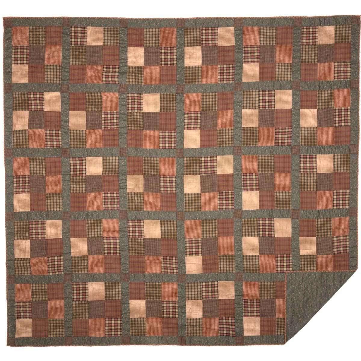 Crosswoods Luxury King Quilt 120Wx105L VHC Brands full