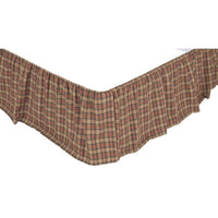 Thumbnail for Crosswoods Bed Skirts Natural, Cobalt, Candy Red VHC Brands - The Fox Decor