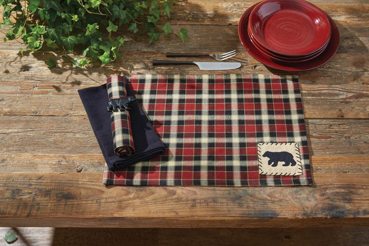 Concord Placemats - Bear Patch Set Of 6 Park Designs - The Fox Decor