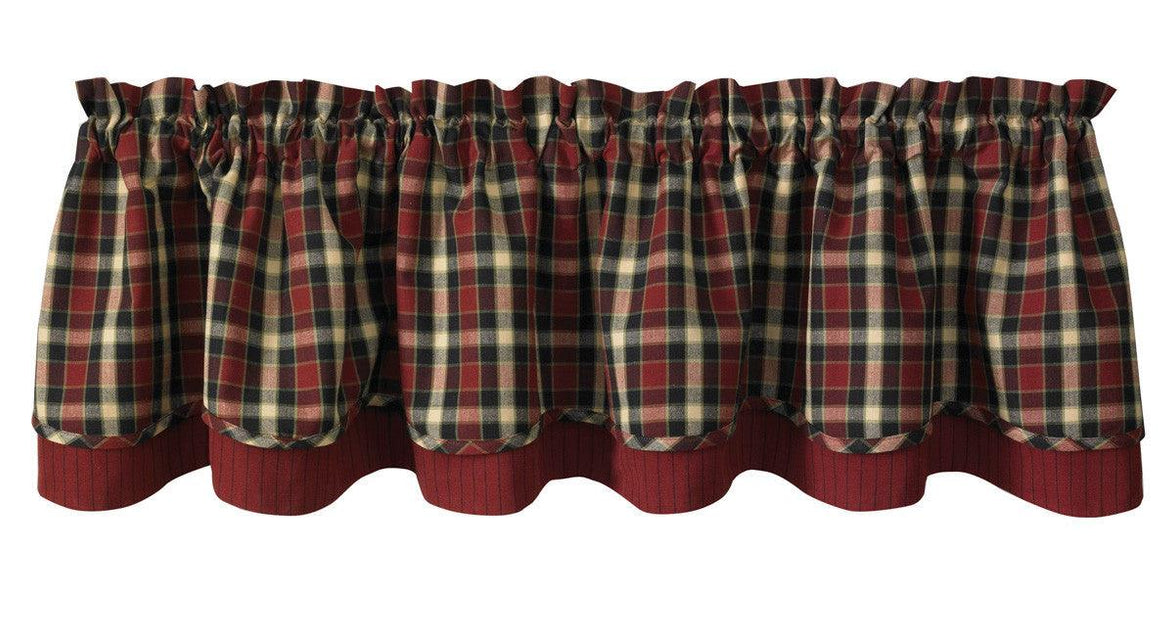 Concord Valance - Lined Layered Park Designs - The Fox Decor