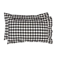 Thumbnail for Annie Buffalo Black Check Standard Pillow Case Set of 2 21x30 VHC Brands - The Fox Decor