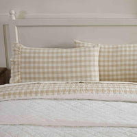Thumbnail for Annie Buffalo Tan Check Standard Pillow Case Set of 2 21x30