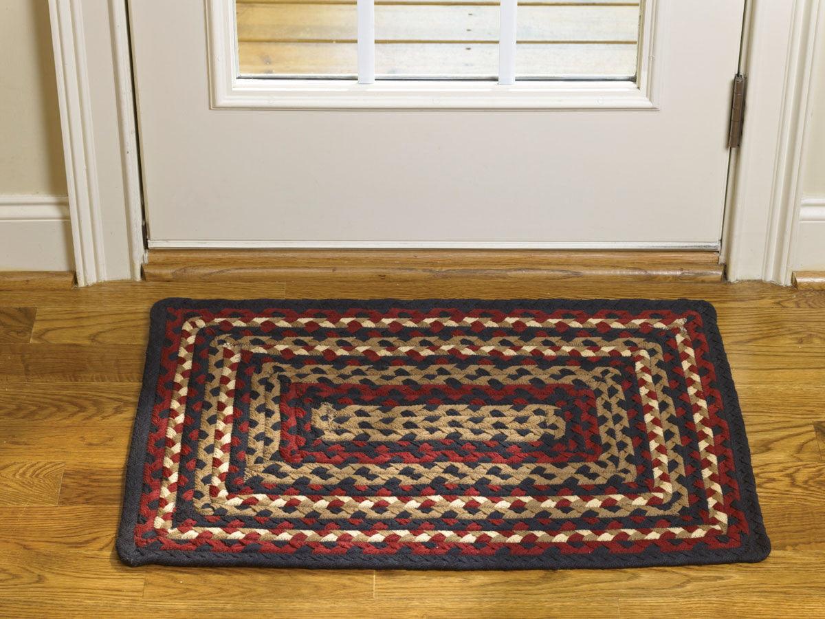 Folk Art Braided Rugs - Rectangle Park Designs