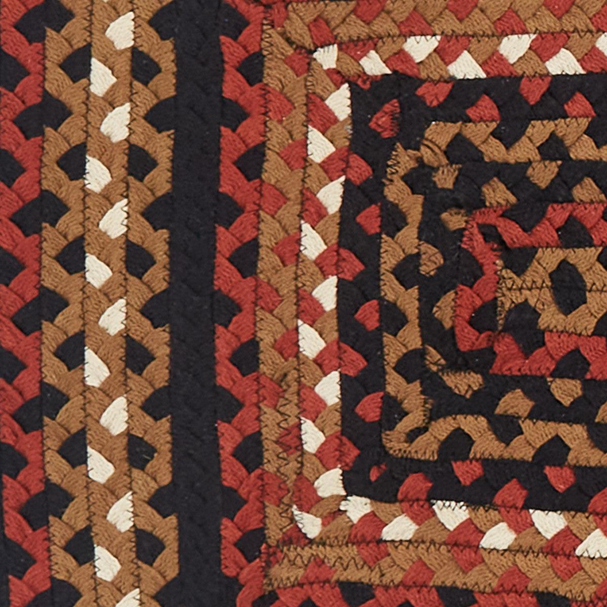 Folk Art Braided Rectangle Rug Runner 2X6 Park Designs - The Fox Decor