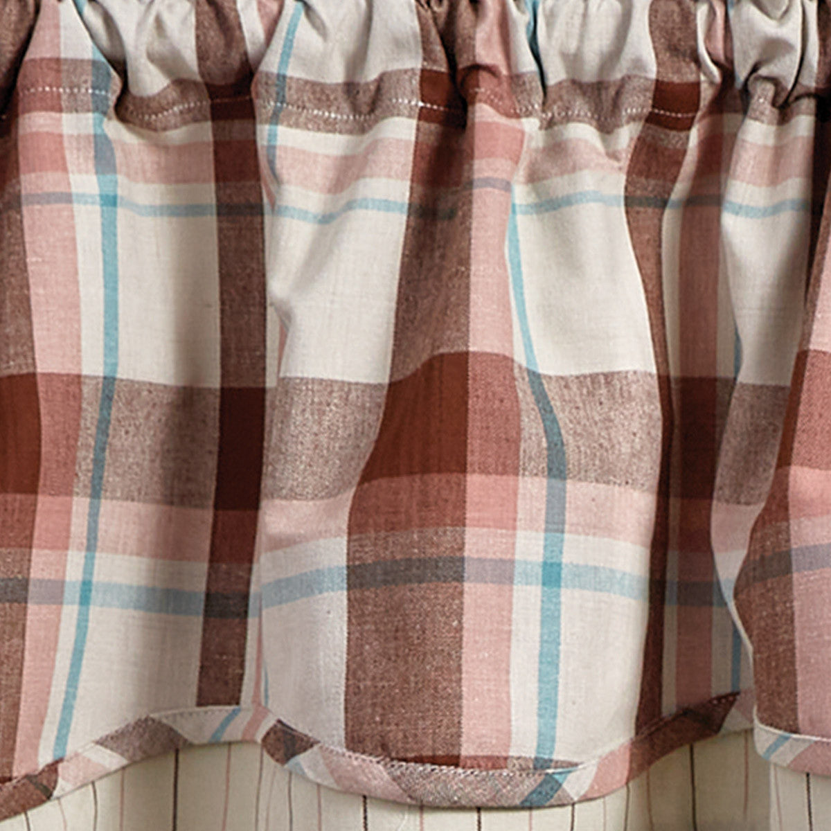 Mountbatten Lined Layered Valance 16" L - Park designs - The Fox Decor