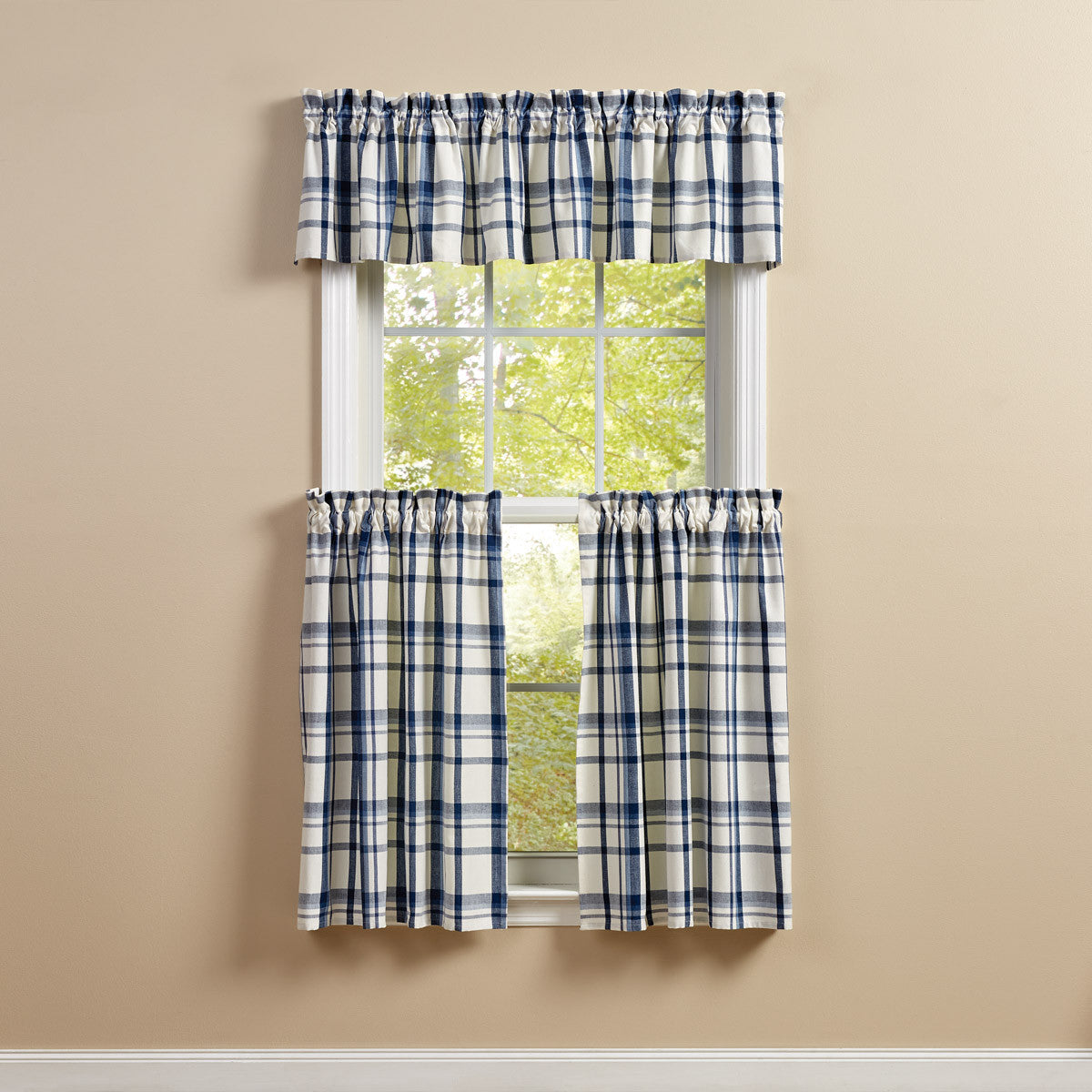 Canton Tiers Pair Curtains- 72x36 Park Designs