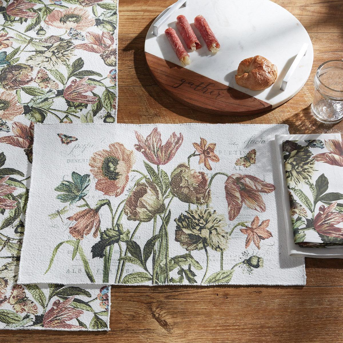 Antiquarian Blooms Placemat - Set Of 6 Park Designs - The Fox Decor