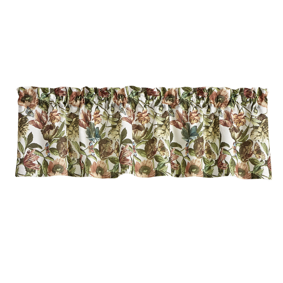 Antiquarian Blooms Valance 14" L - Park designs - The Fox Decor
