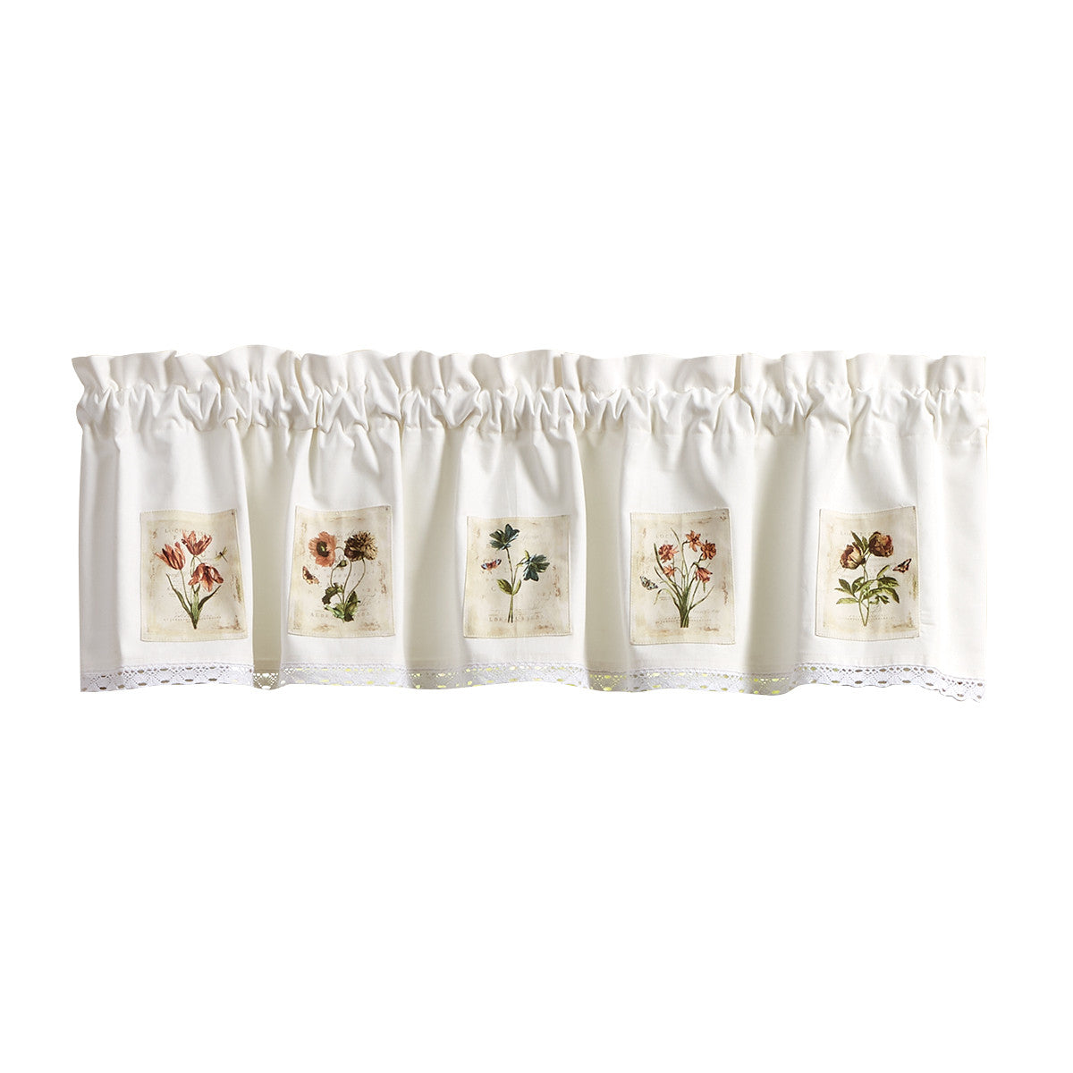 Antiquarian Blooms Patch Valance 14" L - Park designs - The Fox Decor