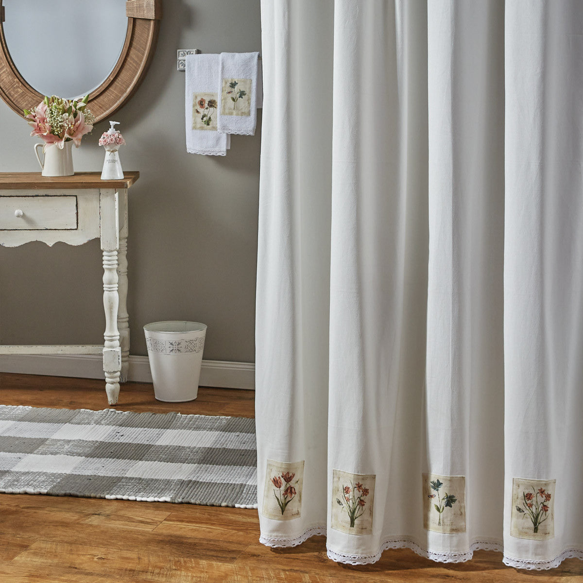 Antiquarian Blooms Shower Curtain 72