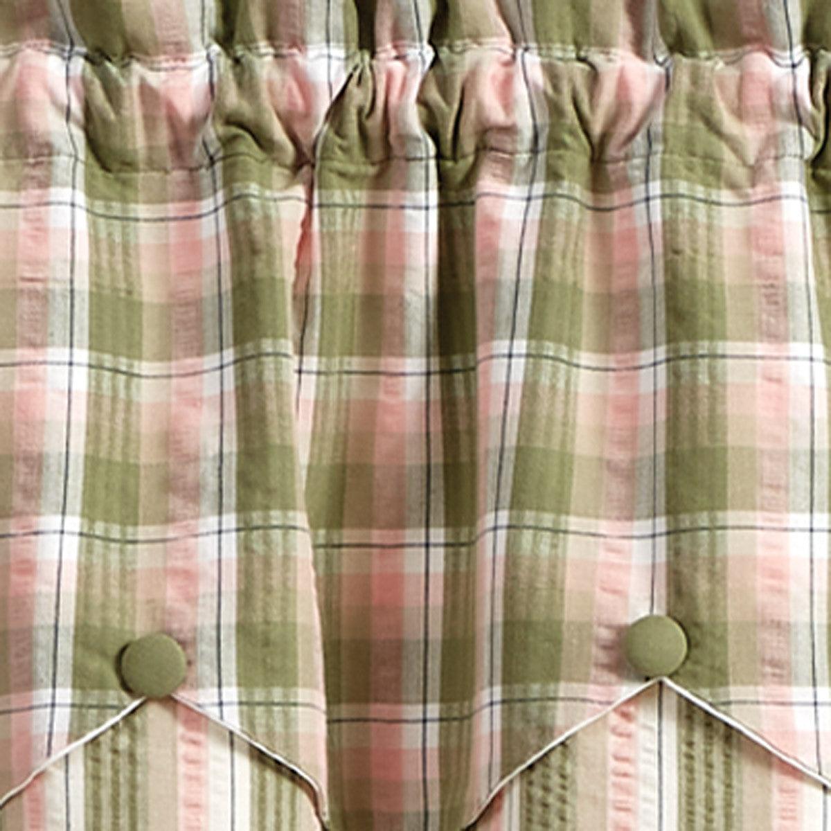 Butterfly Garden Valance - Lined Scalloped 58x15 Park designs - The Fox Decor