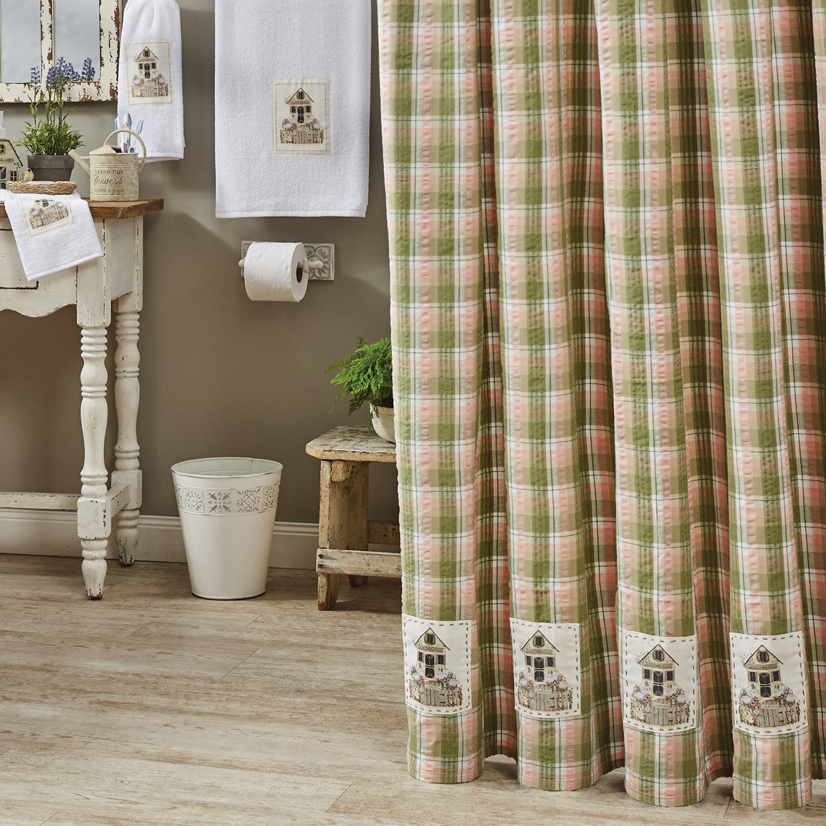 Butterfly Garden Shower Curtain 72" X 72" - Park Designs - The Fox Decor