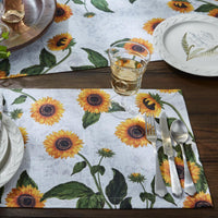 Thumbnail for Sunflower Toile Placemats - Set Of 6 Park Designs - The Fox Decor