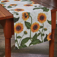 Thumbnail for Sunflower Toile Table Runner - 54