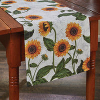 Sunflower Toile Table Runner - 54