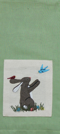 Bunny and Birds Towel Set of two ETGD7000 - The Fox Decor