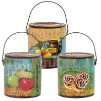 Thumbnail for 3/Set, Farm Fresh Bucket Candles - The Fox Decor
