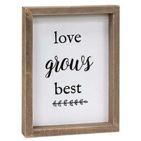 Thumbnail for 3/Set, Love Grows Best Framed Signs Farmhouse Signs CWI+ 