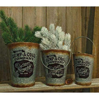 Thumbnail for *3/Set, Lump-A-Coal Buckets - The Fox Decor