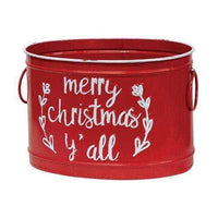 Thumbnail for 3/Set, Merry Christmas Y'all Buckets - The Fox Decor