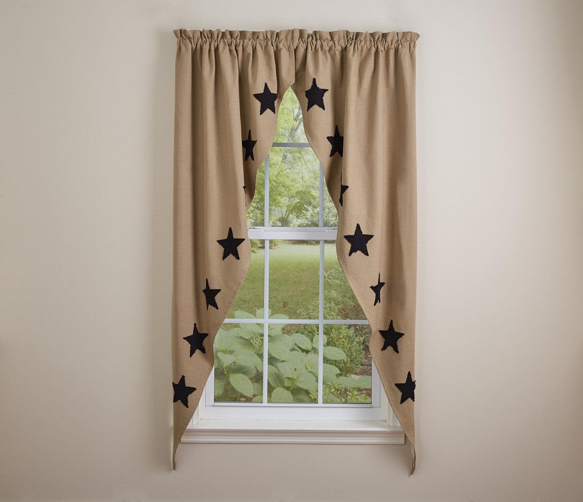 Taupe & Star Romantic Swags - Black Park Designs - The Fox Decor