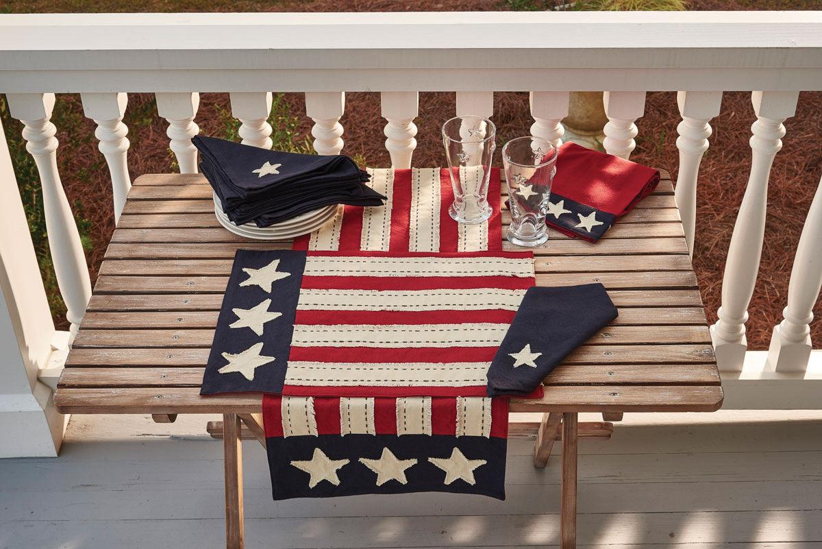 Star Spangled Placemats - Set Of 6 Park Designs - The Fox Decor