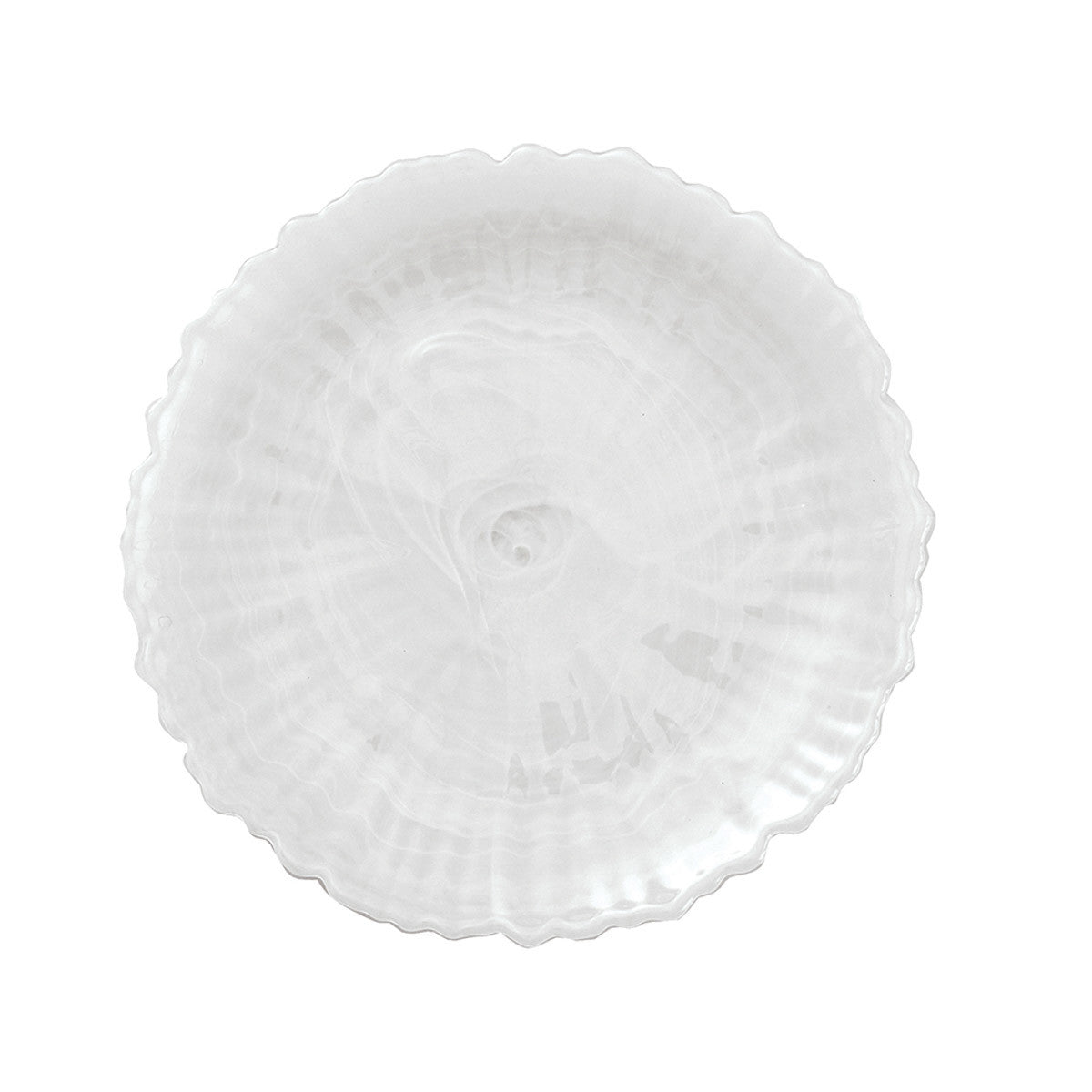 Alabaster Glass Plates - White Set of 4 Park Designs