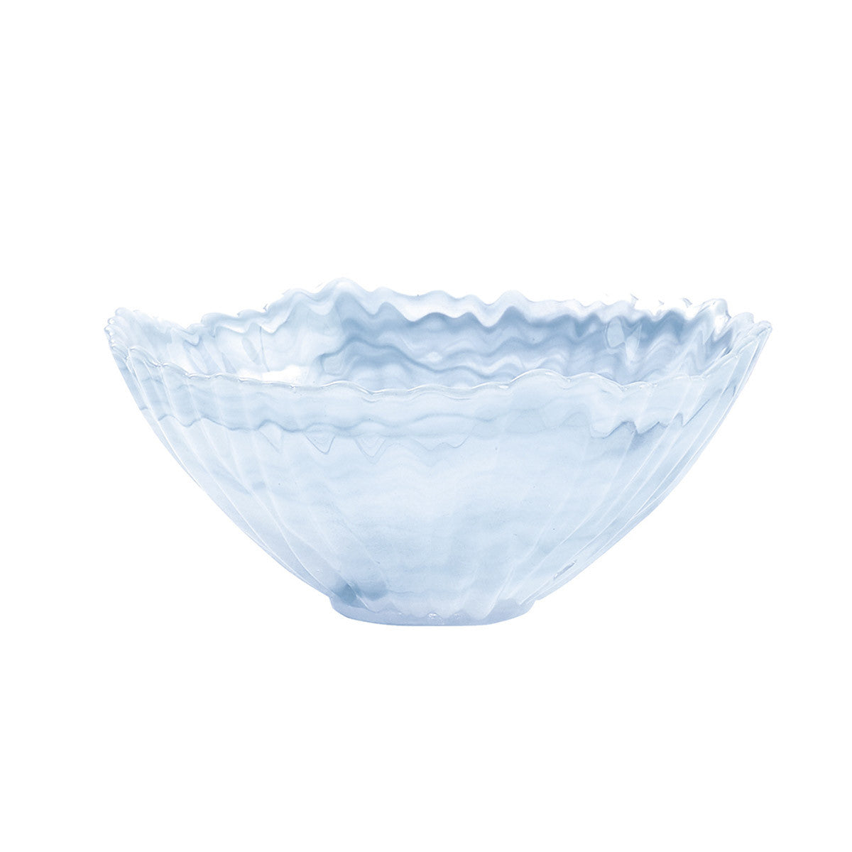 Alabaster Glass Bowl - Mist Set of 4 Park Designs