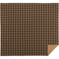 Thumbnail for Black Check Quilt Coverlet VHC Brands - The Fox Decor