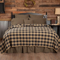 Thumbnail for Black Check Quilt Coverlet VHC Brands - The Fox Decor
